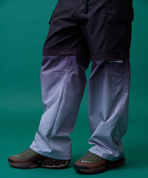 GRADIENT CONVERTIBLE HIKING PANTS - 2 COLORS BLACK