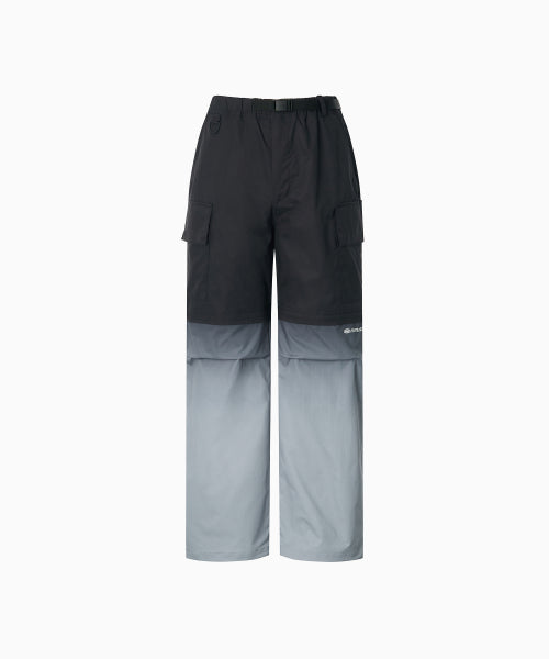 GRADIENT CONVERTIBLE HIKING PANTS - 2 COLORS BLACK