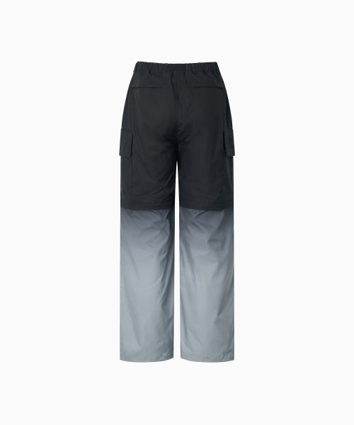 GRADIENT CONVERTIBLE HIKING PANTS - 2 COLORS BLACK