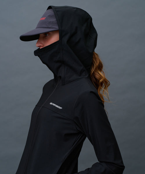 FACE COVER ZIP UP JERSEY - 4 COLORS BLACK