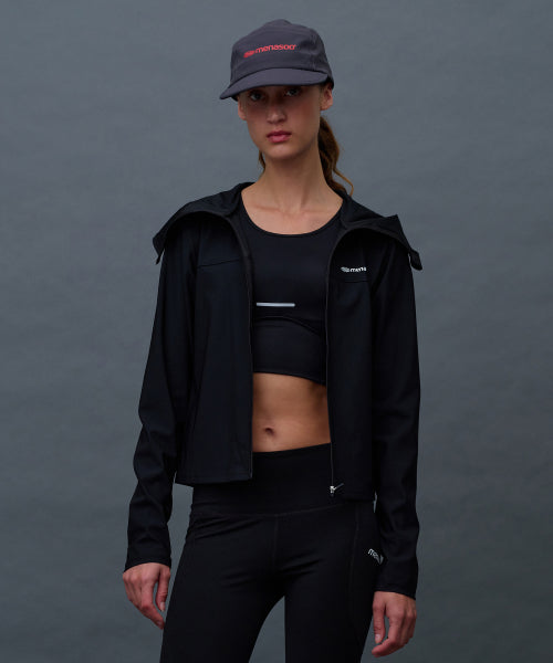 FACE COVER ZIP UP JERSEY - 4 COLORS BLACK