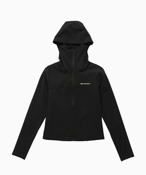 FACE COVER ZIP UP JERSEY - 4 COLORS BLACK