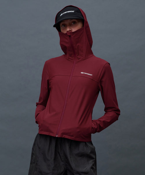 FACE COVER ZIP UP JERSEY - 4 COLORS RED