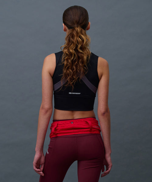 PACE HOLD SPORT BRA TOP - 4 COLORS BLACK