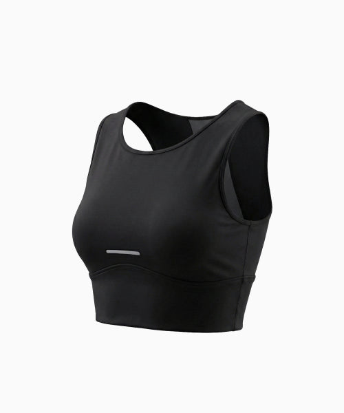 PACE HOLD SPORT BRA TOP - 4 COLORS BLACK