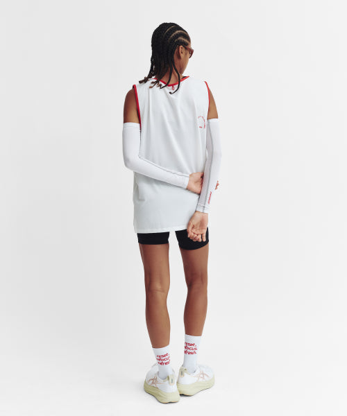 FLOW RUNNING CREW SOCKS - 5 COLORS WHITE