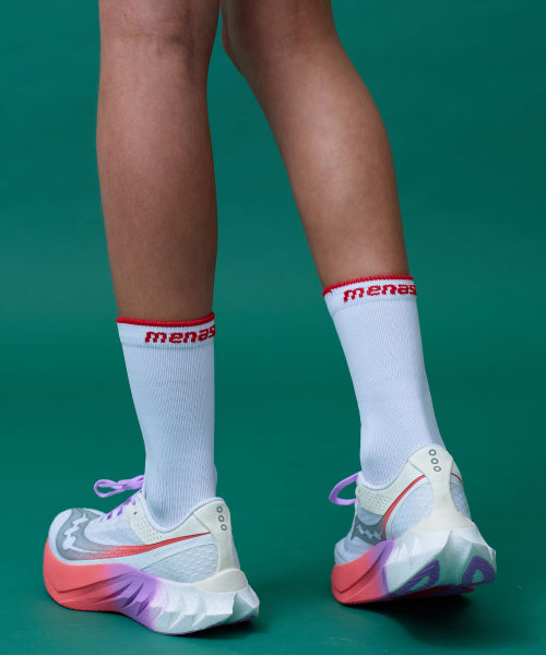 MNS RUN FIT PRO SOCKS - 4 COLORS WHITE