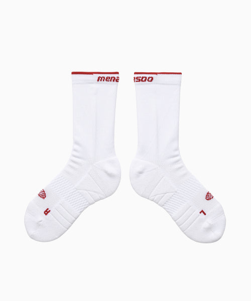 MNS RUN FIT PRO SOCKS - 4 COLORS WHITE