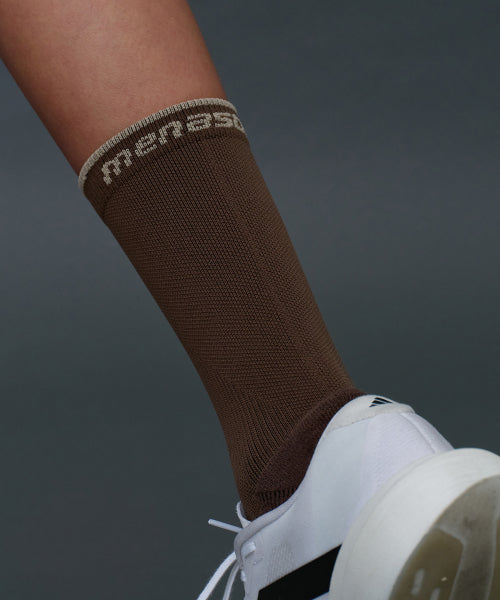 MNS RUN FIT PRO SOCKS - 4 COLORS BROWN