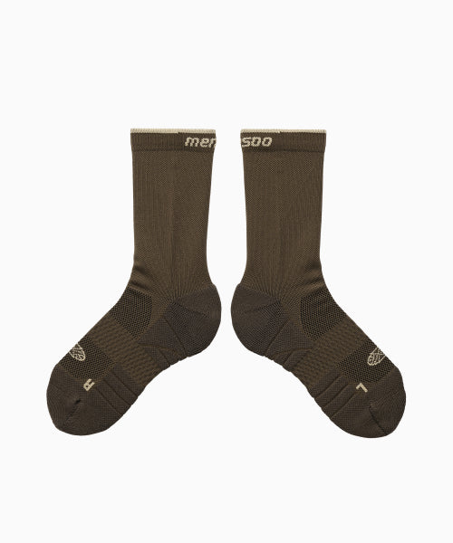 MNS RUN FIT PRO SOCKS - 4 COLORS BROWN