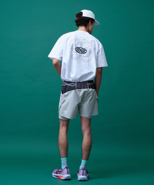 RUNNING SPORTS NO RUSH SHORT BRIM CAP - 5 COLORS WHITE