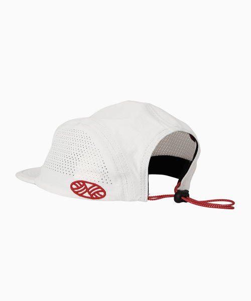 RUNNING SPORTS NO RUSH SHORT BRIM CAP - 5 COLORS WHITE