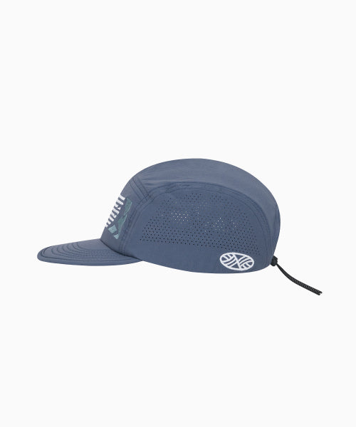 RUNNING SPORTS NO RUSH SHORT BRIM CAP - 5 COLORS BLUE