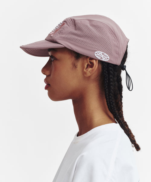RUNNING SPORTS NO RUSH SHORT BRIM CAP - 5 COLORS PURPLE
