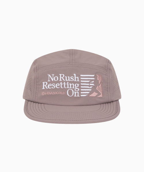 RUNNING SPORTS NO RUSH SHORT BRIM CAP - 5 COLORS PURPLE