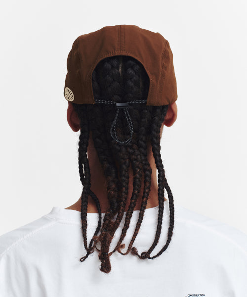 RUNNING SPORTS NO RUSH SHORT BRIM CAP - 5 COLORS BROWN