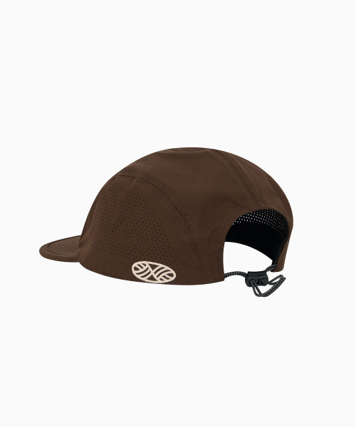 RUNNING SPORTS NO RUSH SHORT BRIM CAP - 5 COLORS BROWN