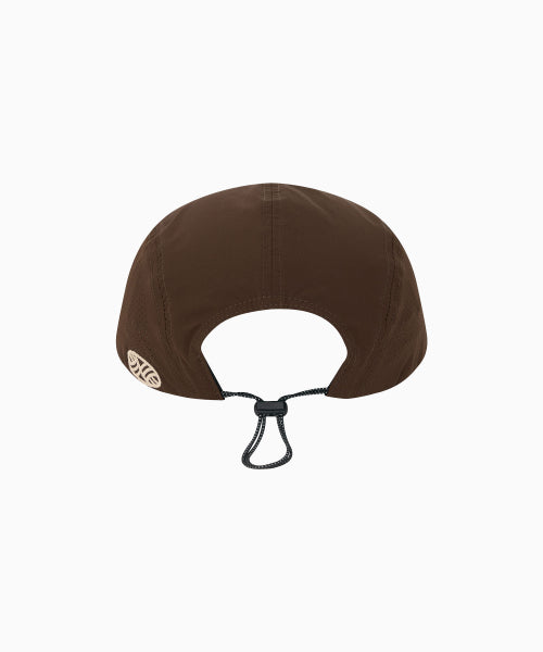 RUNNING SPORTS NO RUSH SHORT BRIM CAP - 5 COLORS BROWN