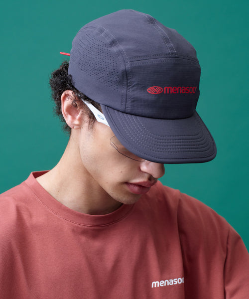 MNS RUNNING SPORTS SHORT BRIM CAP - 2 COLORS CHARCOAL