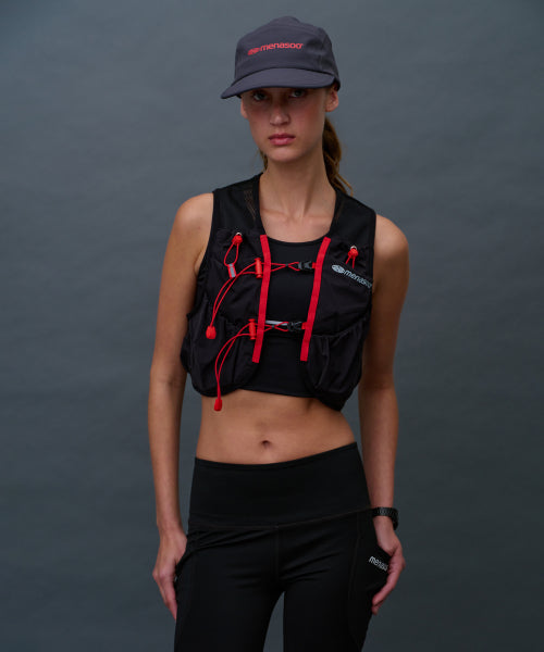 MNS RUNNING SPORTS SHORT BRIM CAP - 2 COLORS CHARCOAL