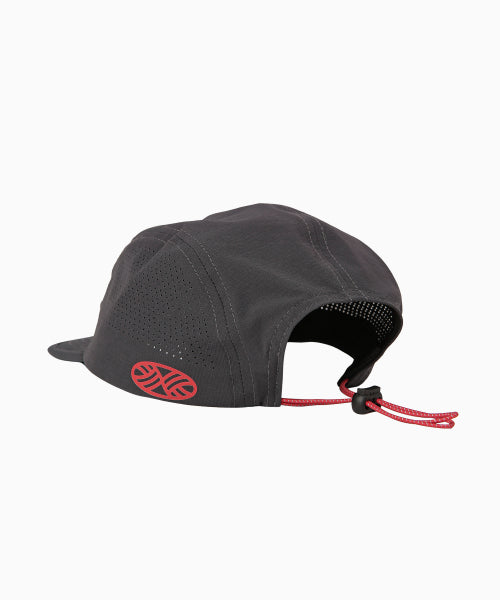 MNS RUNNING SPORTS SHORT BRIM CAP - 2 COLORS CHARCOAL