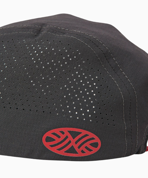 MNS RUNNING SPORTS SHORT BRIM CAP - 2 COLORS CHARCOAL