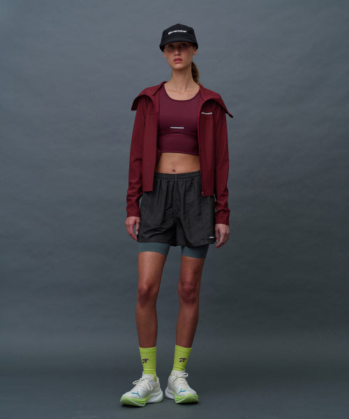 MNS RUNNING SPORTS SHORT BRIM CAP - 2 COLORS BLACK