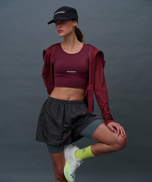 MNS RUNNING SPORTS SHORT BRIM CAP - 2 COLORS BLACK