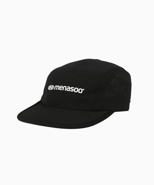 MNS RUNNING SPORTS SHORT BRIM CAP - 2 COLORS BLACK