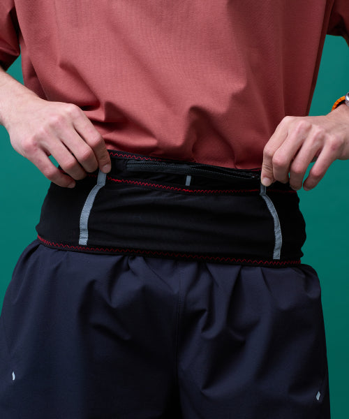 DISTANCE RUNNING BELT - 3 COLORS BLACK