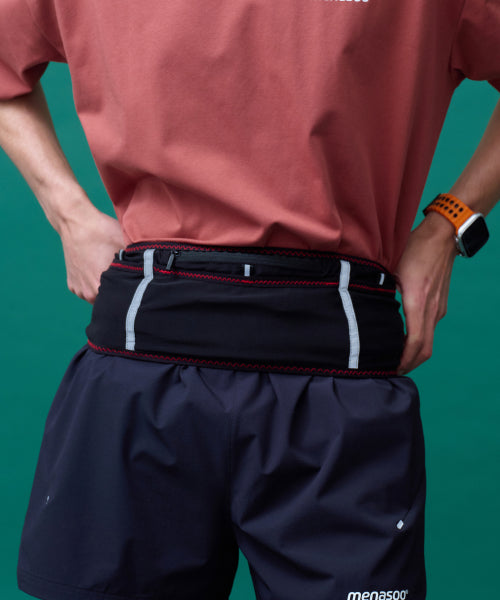 DISTANCE RUNNING BELT - 3 COLORS BLACK