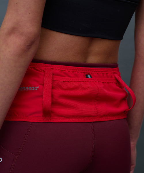 DISTANCE RUNNING BELT - 3 COLORS RED