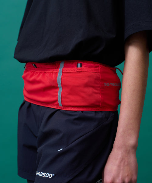 DISTANCE RUNNING BELT - 3 COLORS RED