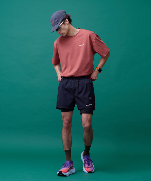 UNISEX MULTI SPORT TWO IN ONE RUNNING SHORTS - 3 COLORS BLACK