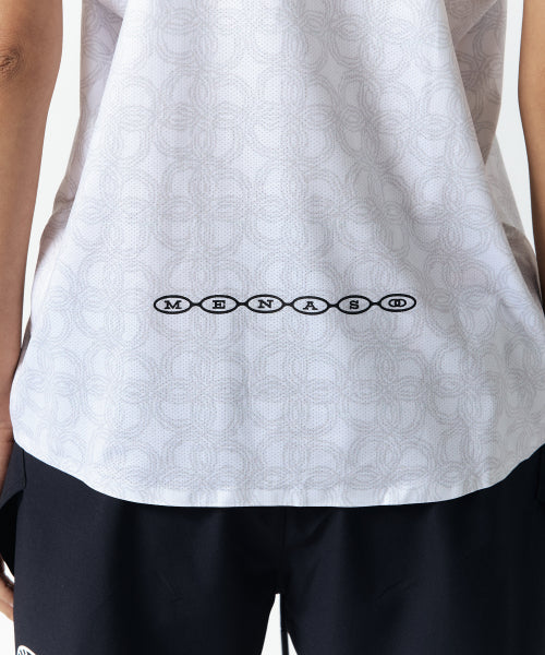 UNISEX ICON RUNNING SINGLET - 4 COLORS WHITE