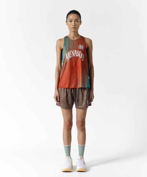 UNISEX ICON RUNNING SINGLET - 4 COLORS ORANGE
