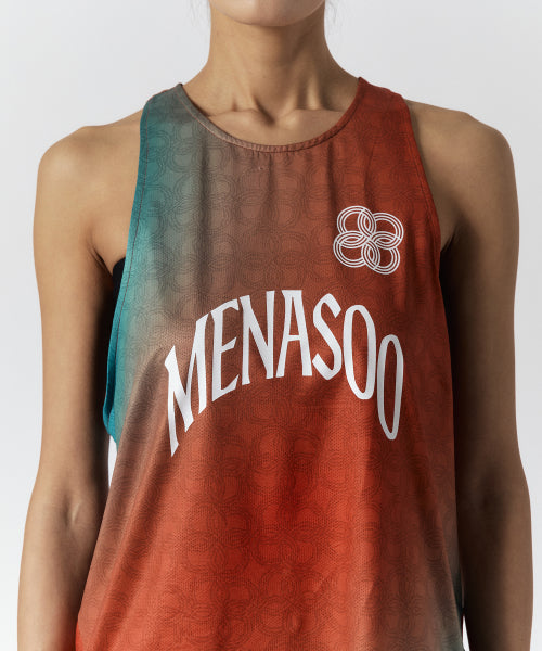 UNISEX ICON RUNNING SINGLET - 4 COLORS ORANGE