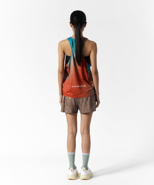 UNISEX ICON RUNNING SINGLET - 4 COLORS ORANGE