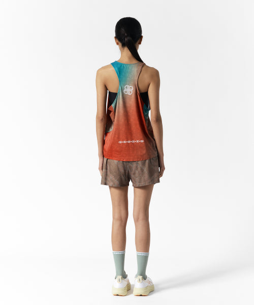 UNISEX ICON RUNNING SINGLET - 4 COLORS ORANGE