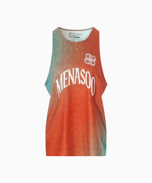 UNISEX ICON RUNNING SINGLET - 4 COLORS ORANGE