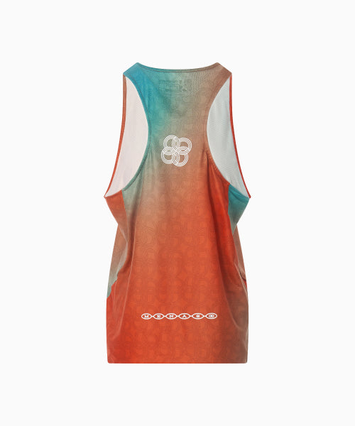 UNISEX ICON RUNNING SINGLET - 4 COLORS ORANGE