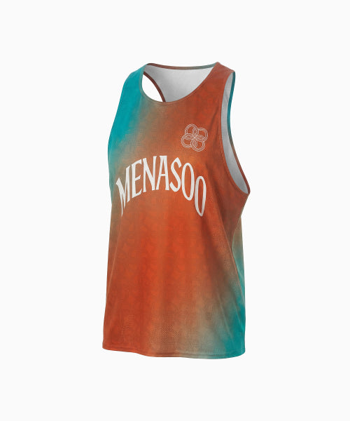 UNISEX ICON RUNNING SINGLET - 4 COLORS ORANGE