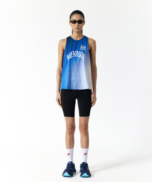 UNISEX ICON RUNNING SINGLET - 4 COLORS BLUE