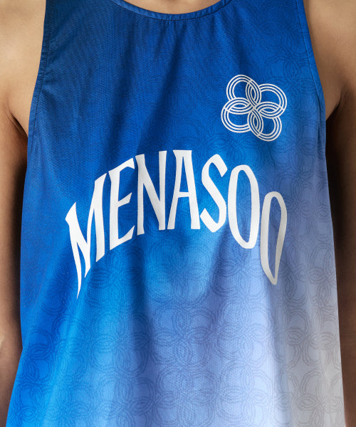 UNISEX ICON RUNNING SINGLET - 4 COLORS BLUE