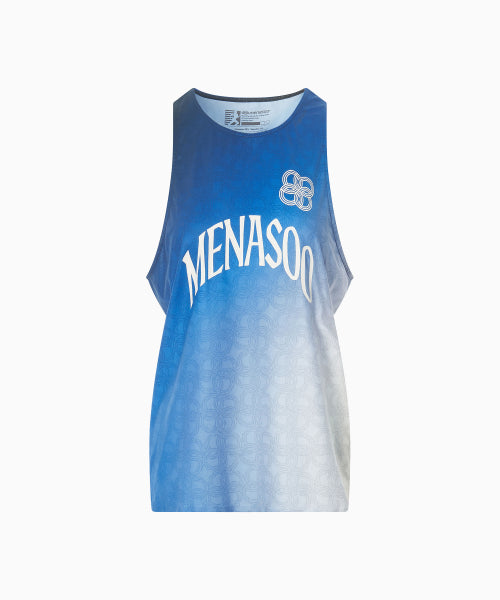 UNISEX ICON RUNNING SINGLET - 4 COLORS BLUE