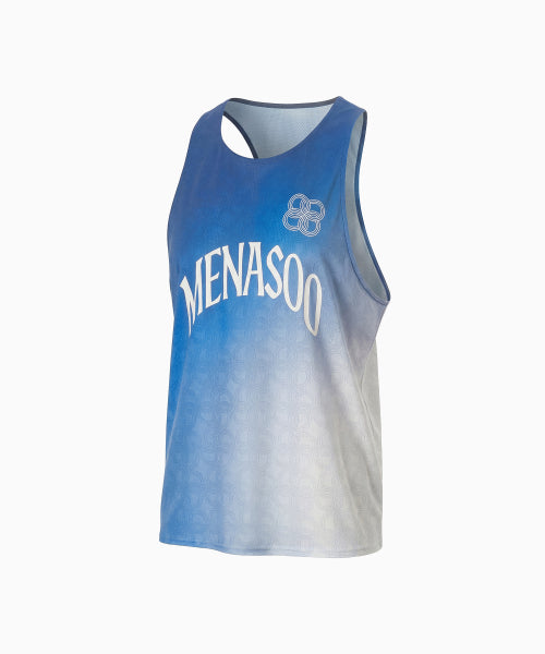 UNISEX ICON RUNNING SINGLET - 4 COLORS BLUE