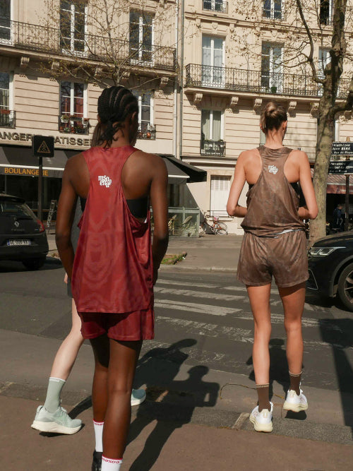 UNISEX PACE TRACE SINGLET - 6 COLORS RED