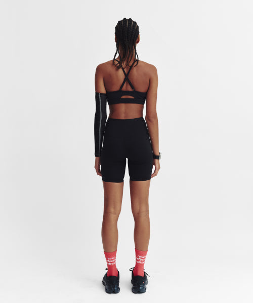 HIGH WAISTED BIKER LEGGINGS - 4 COLORS BLACK