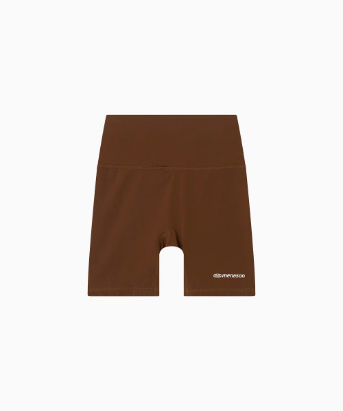 HIGH WAISTED BIKER LEGGINGS - 4 COLORS BROWN