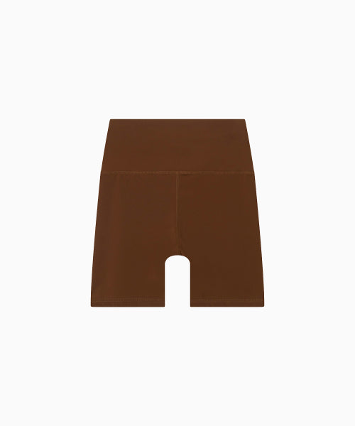 HIGH WAISTED BIKER LEGGINGS - 4 COLORS BROWN